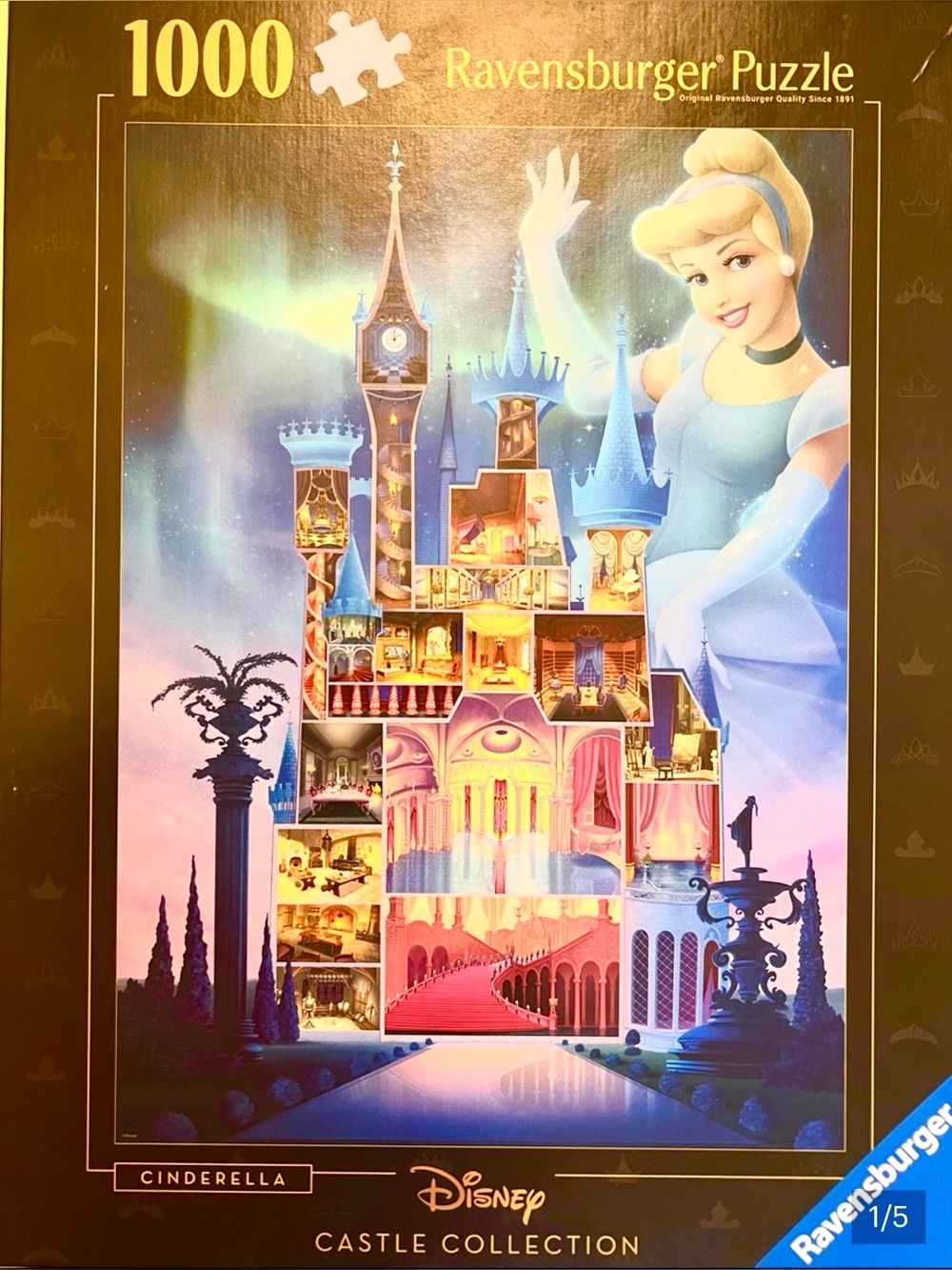 NIB Disney Castle Collection: Cinderella
 Castle 1000-Piece Puzzle